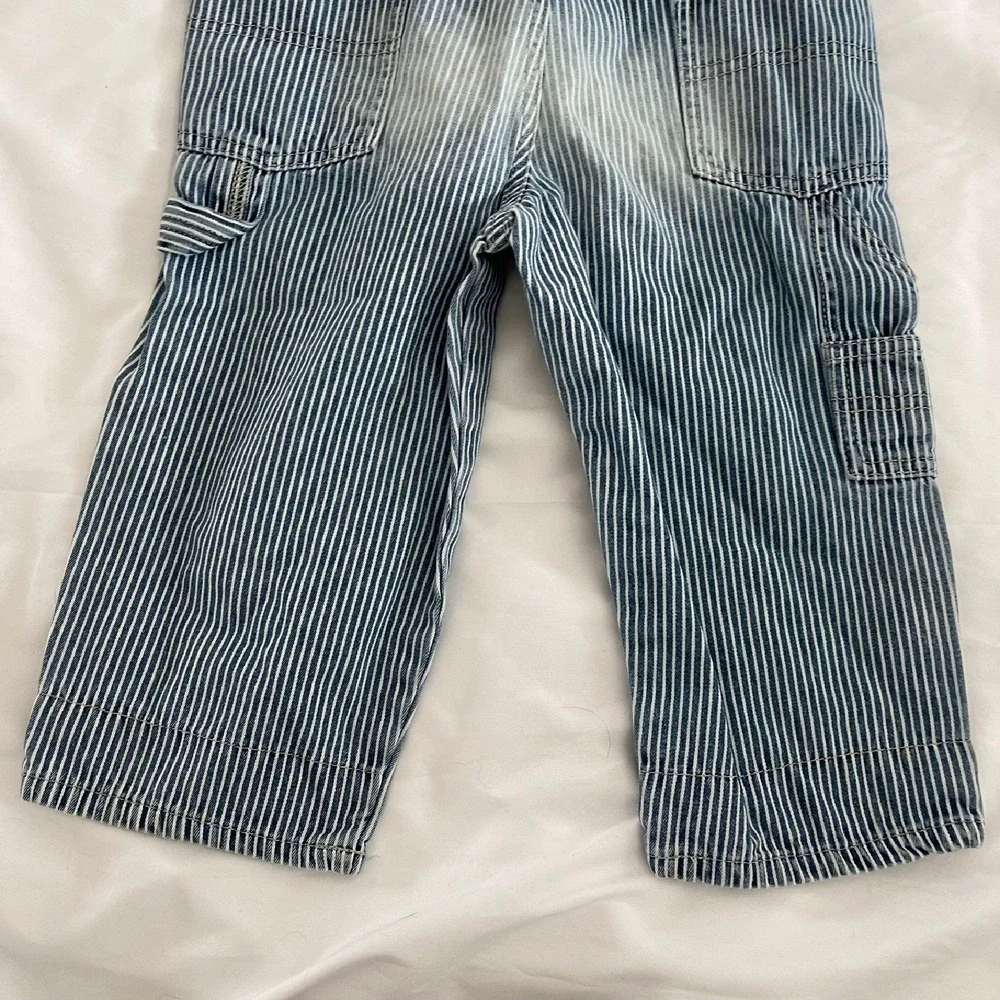 Oshkosh Bgosh Striped 100%‎ Cotton Overalls Size 2T